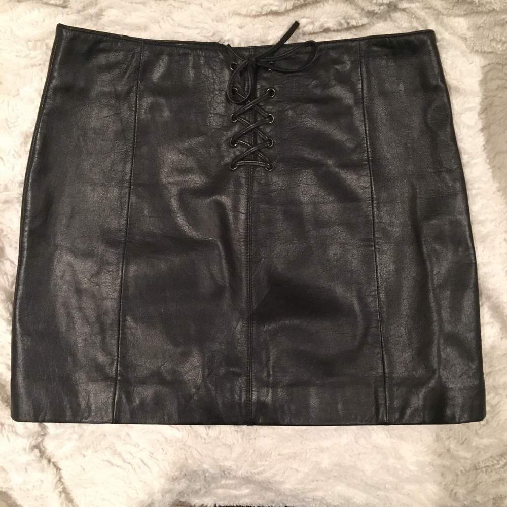 Wilson Leather Mini Skirt